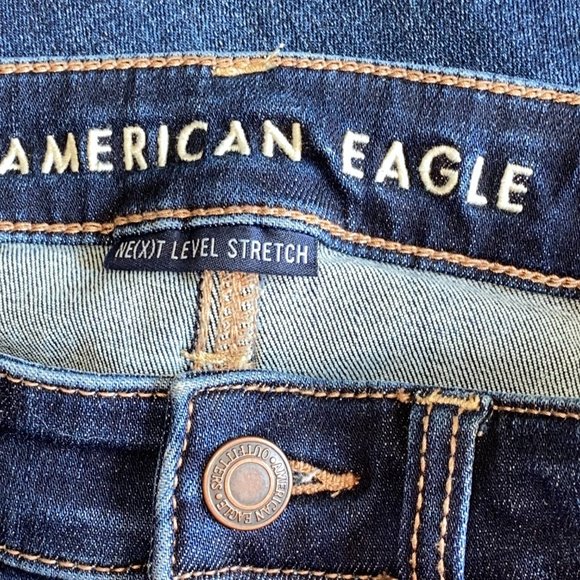 American Eagle Super HR Jegging Crop Jeans 2 - Picture 10 of 13